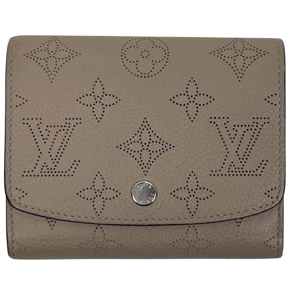 Louis Vuitton Portefeuille Iris Compact Billfold Wallet Perforated Bi fold